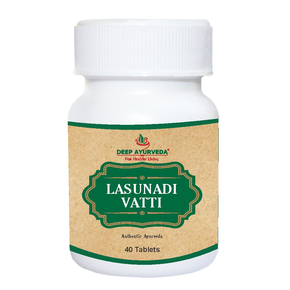 Lasunadi Vati | Classical Ayurveda by Deep Ayurveda | 40 Tablet Pack - Deep Ayurveda India